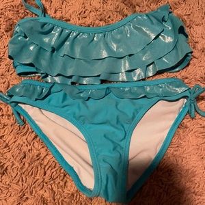 Blue bathing suit